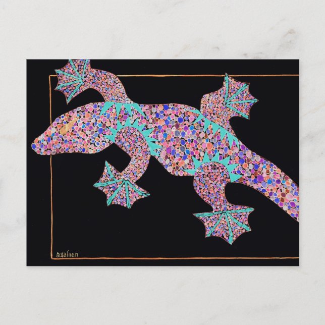 Cartão de Posto Gecko Fantasma (Frente)