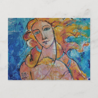 Cartão de posto horizontal de beleza eterna