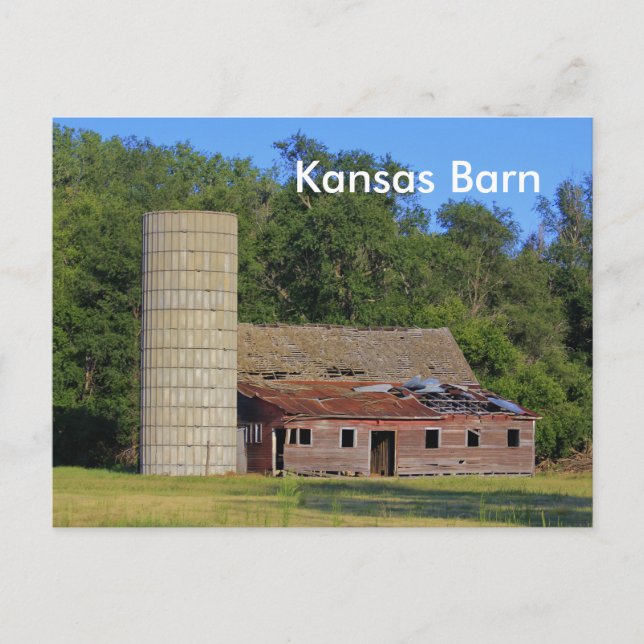 Cartão de Posto Kansas Barn (Frente)