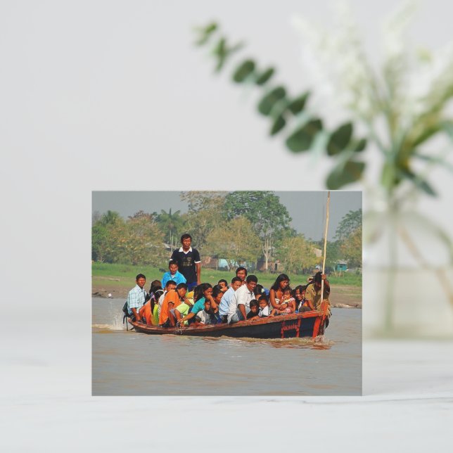 Cartão de Posto Letícia Colômbia (Em pé/Frente)