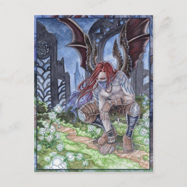 Cartão de Posto Noturno Blooming (Frente)