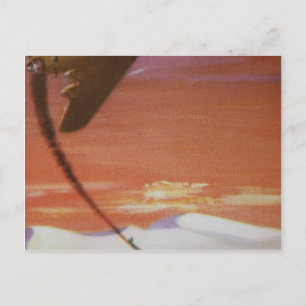 Cartão de Posto para Aeronaves Vintage