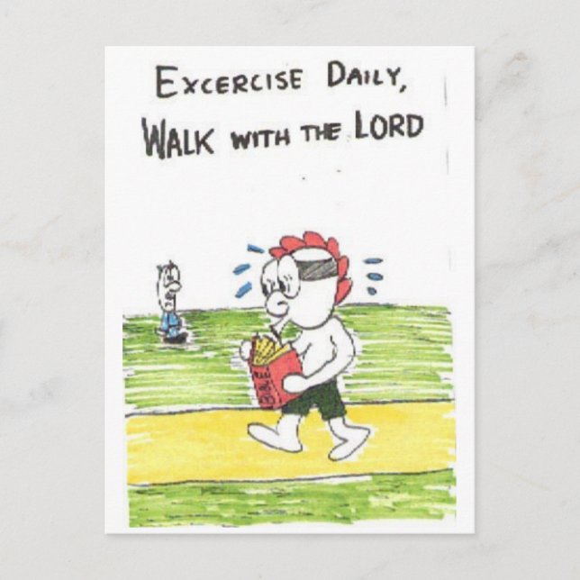 Cartão de posto - Sinais engraçados da igreja (Frente)