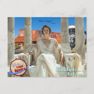 Cartão de Posto Souvenir "Não Esqueça a Winona"