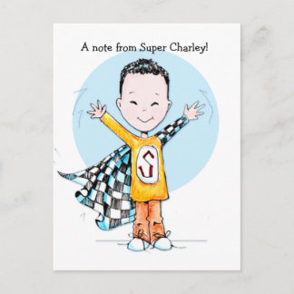 Cartão de posto Super Duper Boy