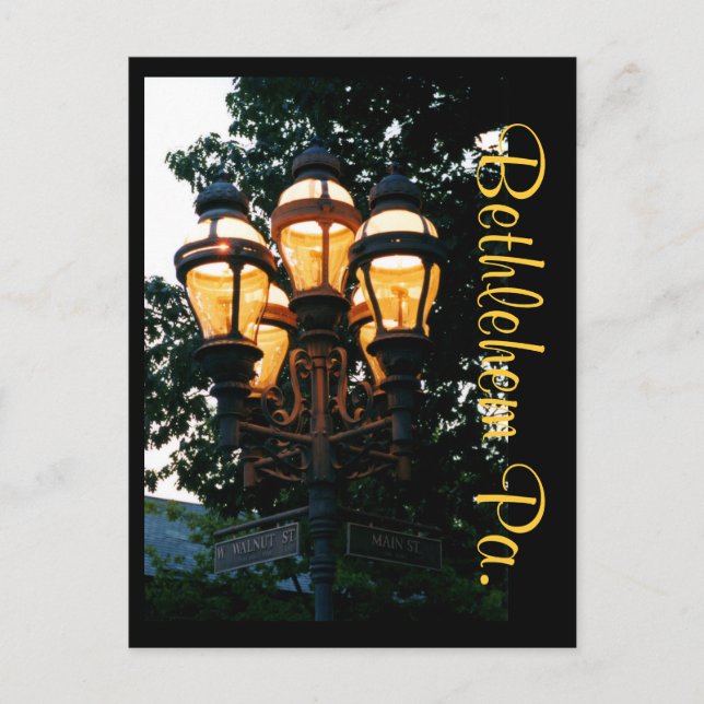 Cartão de posto Vitoriano Bethlehem 21 (Frente)