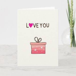 Cartão de Presente de Amor Sincero