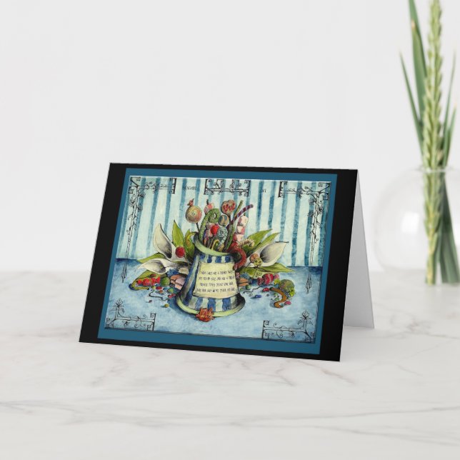 Cartão de presente de aniversário de casamento de  (Frente)