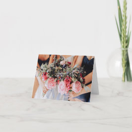 Cartão de Presente de Chá de Noiva de Peônias Simp