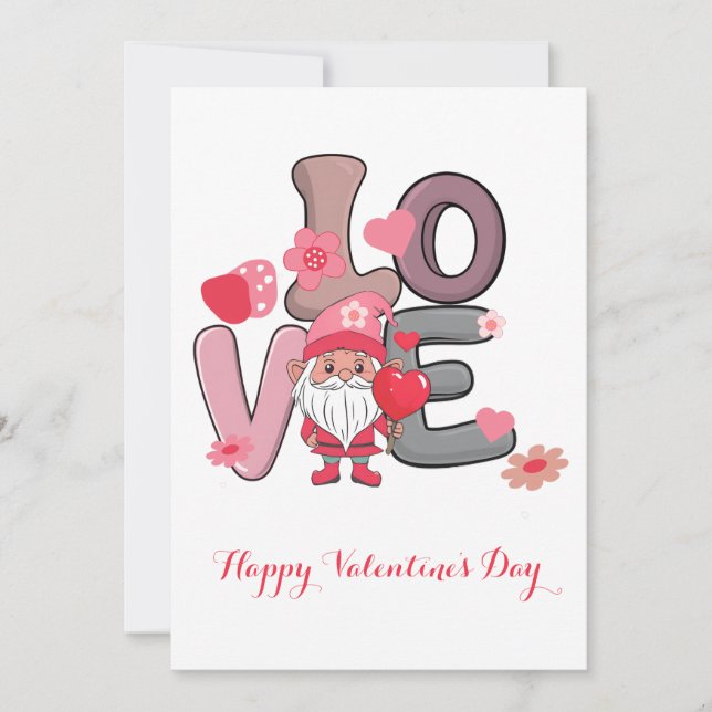 Cartão de presente de dia de os namorados Big Love (Frente)