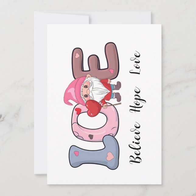 Cartão de presente de dia de os namorados Big Love (Frente)