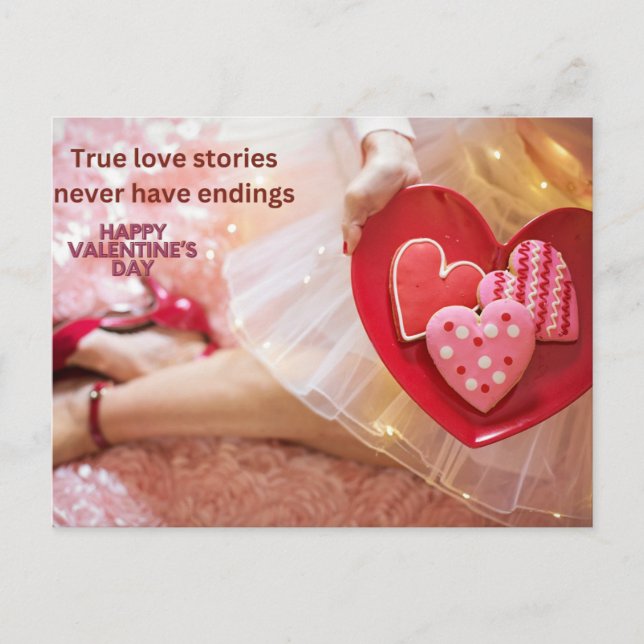 Cartão de presente de feliz dia de os namorados pa (Frente)