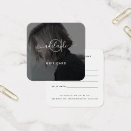 Cartão de Presente de Fotografia do Monograma Pret