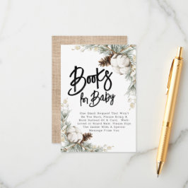 Cartão de Presente de Livros de Abeto de Pinha par