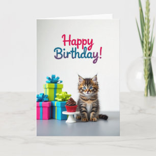Cartão de Presente Gatinho Fofo
