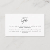 Cartão de Presente Minimalista Poço dos Desejos Si