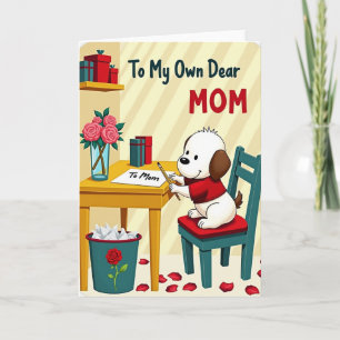 Cartão de Presente para a Mamãe Animal