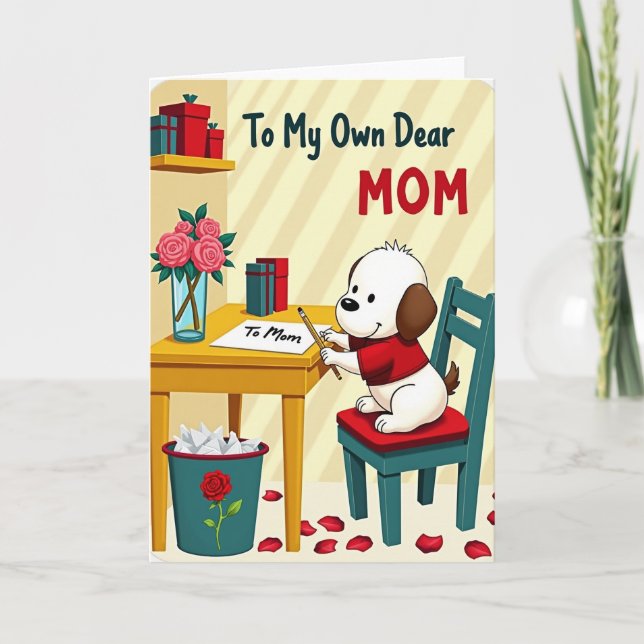 Cartão de Presente para a Mamãe Animal (Frente)