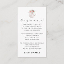 Cartão de Presente para o Fundo da Lua de Mel