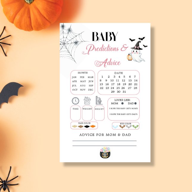 Cartão de Previsões e Conselhos para Bebê Pequeno  (Criador carregado)