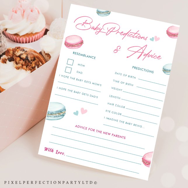 Cartão de Previsões e Conselhos Sweet Donut Baby (Criador carregado)