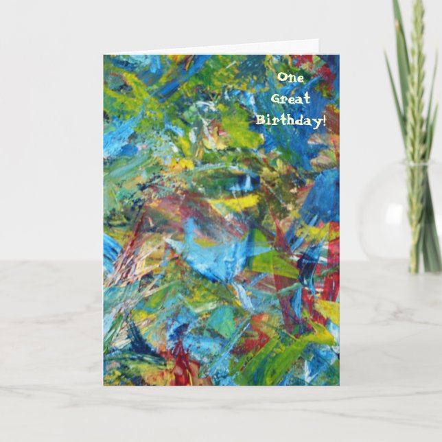 Cartão de primeiro aniversario (Frente)