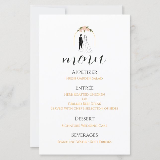 cartão+de+programa+de+casamento guia+minimal+de+ce (Frente)