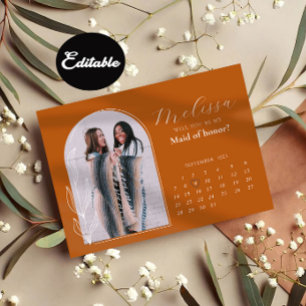 Cartão de Proposta da Terracotta Arch Minimesmaid