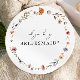 Cartão de Proposta de Bridesmaid para Casamento Fl