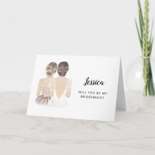 Cartão de Proposta de Dama de Honra