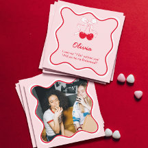 Cartão de Proposta de Dama de Honra Rosa Vermelho 