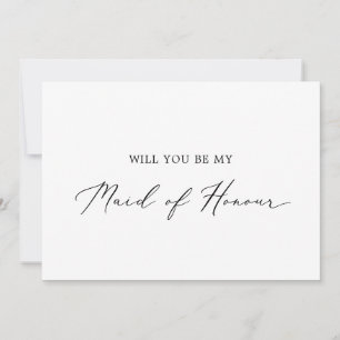 Cartão de Proposta de Madrinha de casamento de Cal