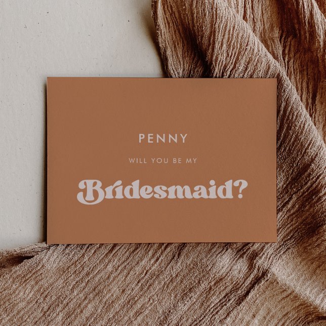 Cartão de proposta de madrinha de casamento em açú (Criador carregado)