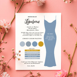 Cartão de Proposta de Padrinho com Informações sob