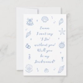 Cartão de Proposta de Ponta Costeira Desenhada à M