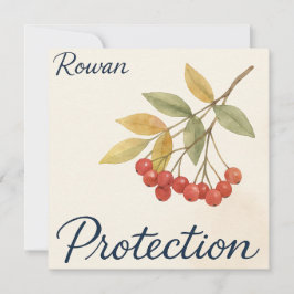Cartão de Proteção Rowan
