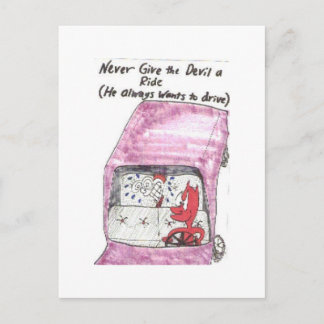 Cartão de provérbios engraçados animados da igreja