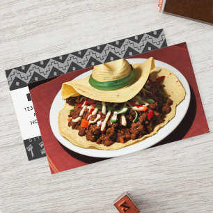cartão de punção de fidelidade taco ranchito
