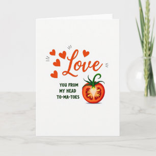 Cartão de Punho de Amor de Tomate