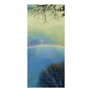 cartão de rack arco-íris ao estilo suerino