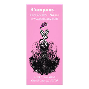 Cartão de Rack Boutique de Vestido