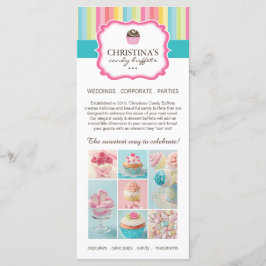 Cartão de Rack Candy Caterer