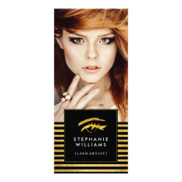 Cartão de Rack da Lista de Preços do Artista Lash