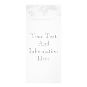 Cartão de Rack do World Map