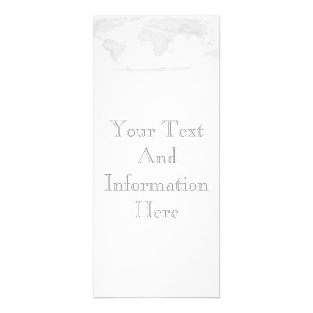 Cartão de Rack do World Map (Frente)