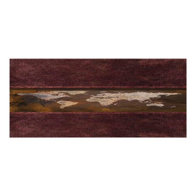 Cartão de Rack do World Map (Frente)