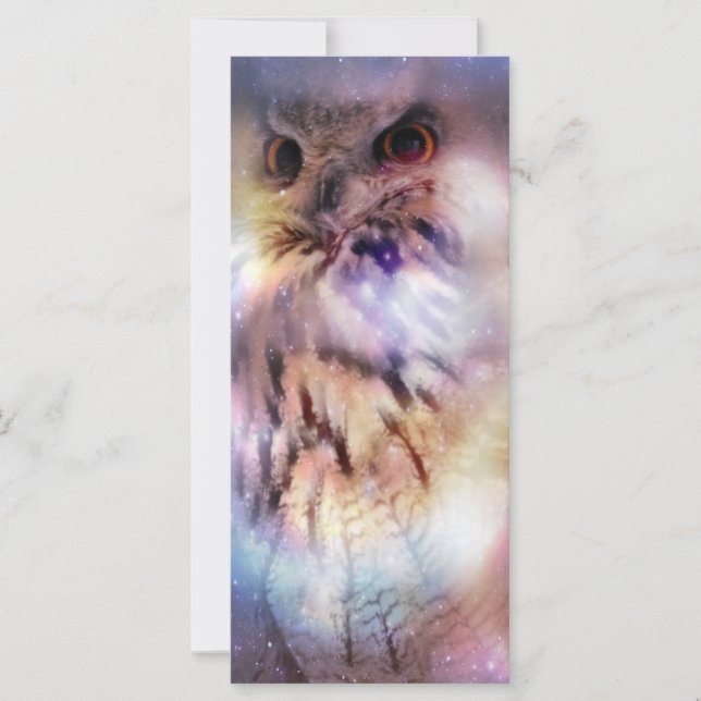 Cartão de Rack Eurasiano Eagle-owl (Frente)