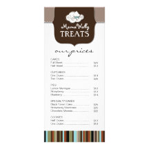 Cartão de rack para panificação