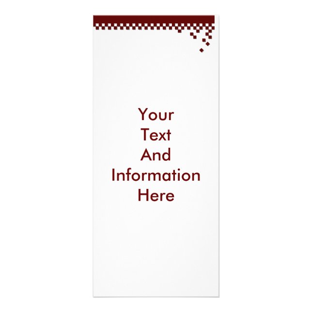 Cartão de rack profissional clássico (Frente)