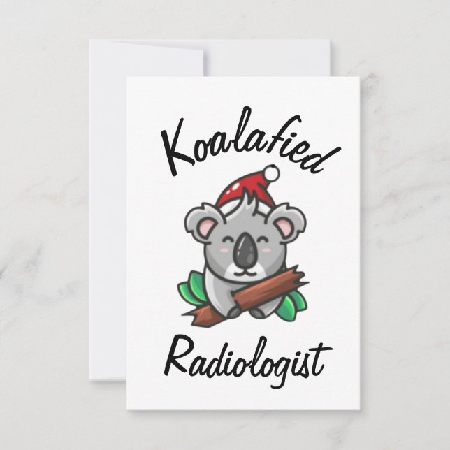 Cartão de Radiologista Koalificado (Frente)